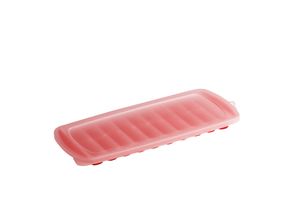 Silicone Ice Cube Tray with Lid - Red